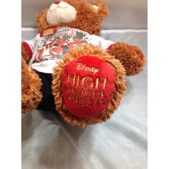 Build a Bear Disney High School Musical 3 Senior Year Plush BAB w/ Shirt Dog Tag - Picture 3 of 8